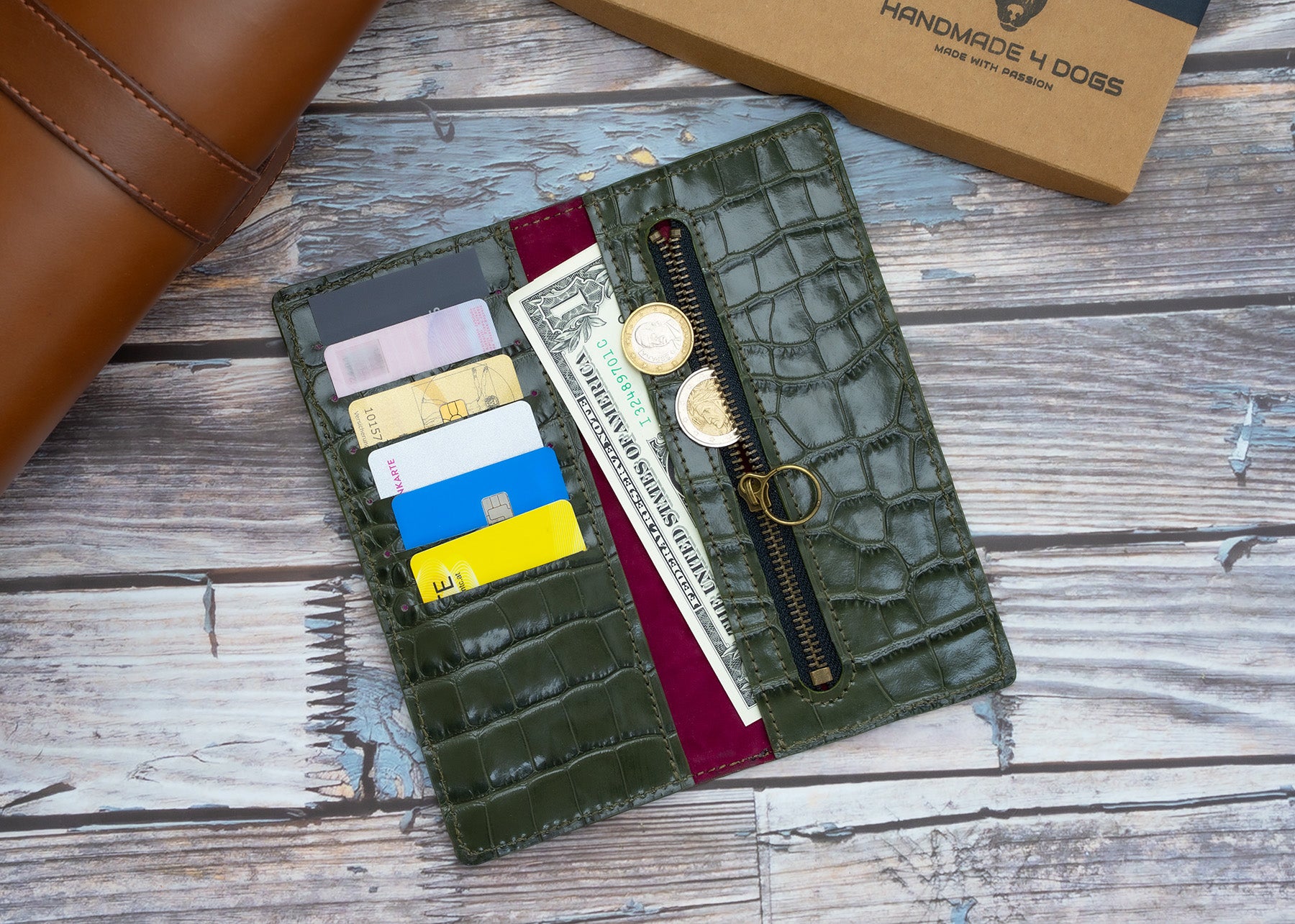 Long-Wallet "Army-Kroko"