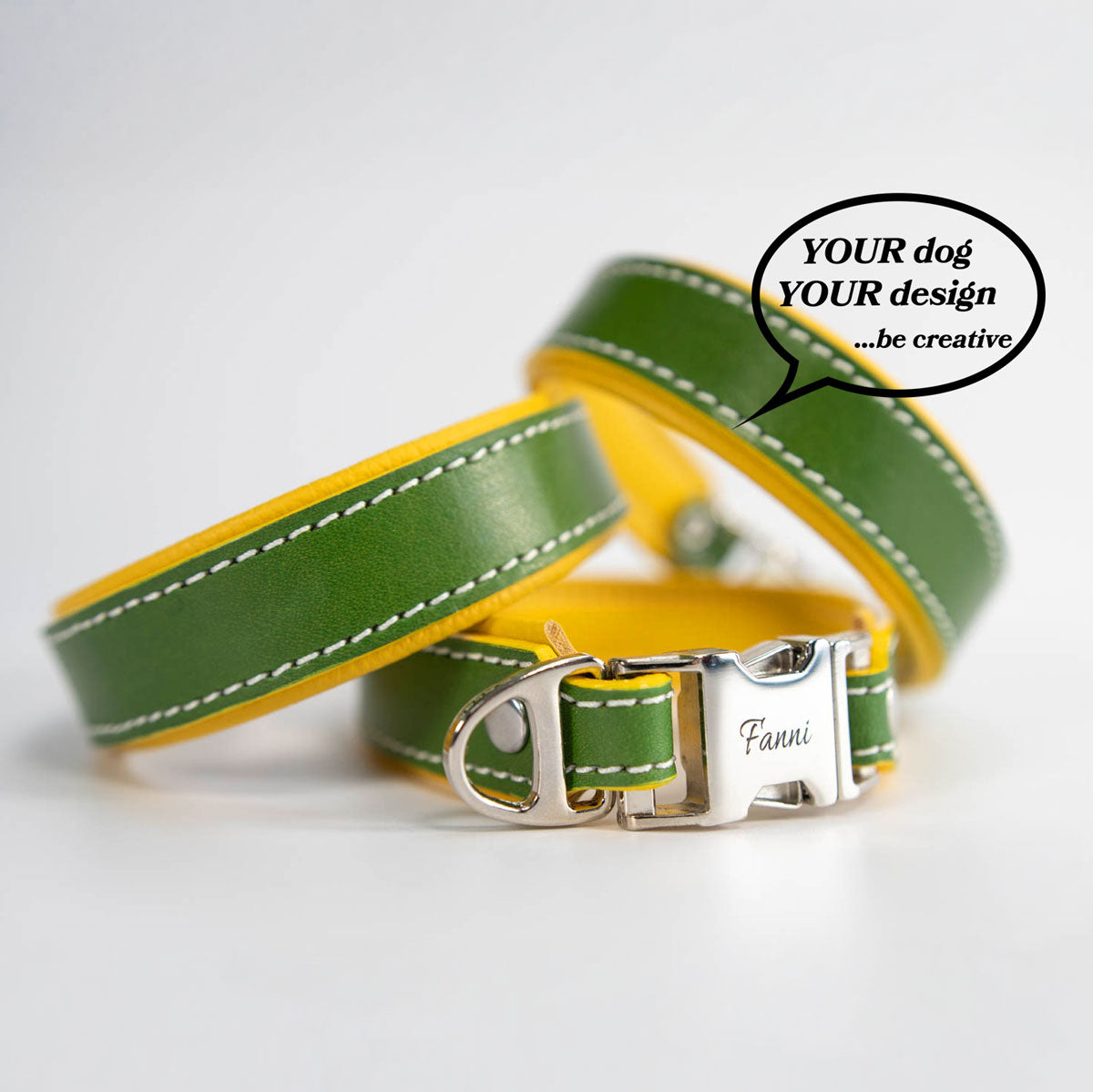 Hunde Halsband handgefertigt, Halsband Konfigurator, DIY Hundehalsband, Riemen Halsband  handmade-4-dogs