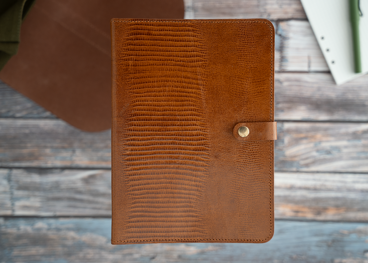 Leder Ringbuch  im Filofax-Stil,  personalisierbar, A5