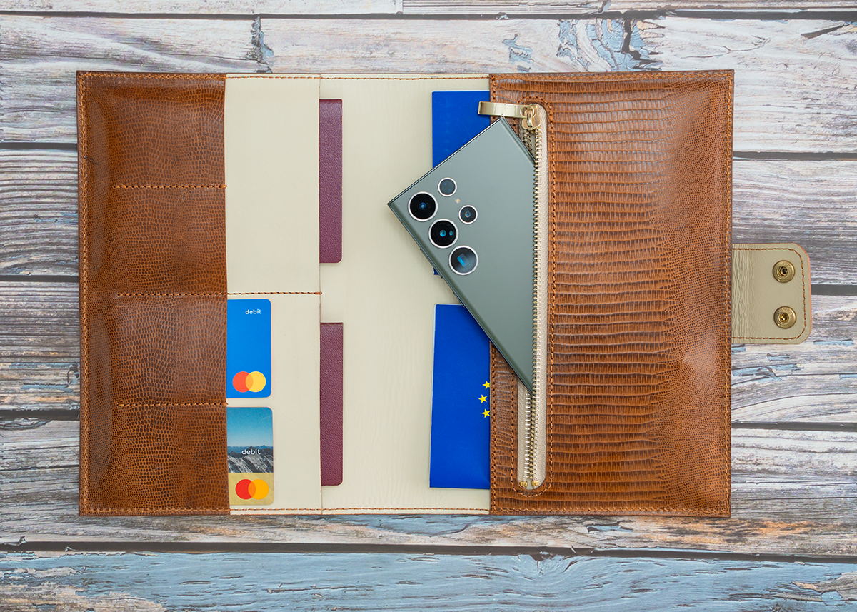 Travel Wallet, Echse-for-4