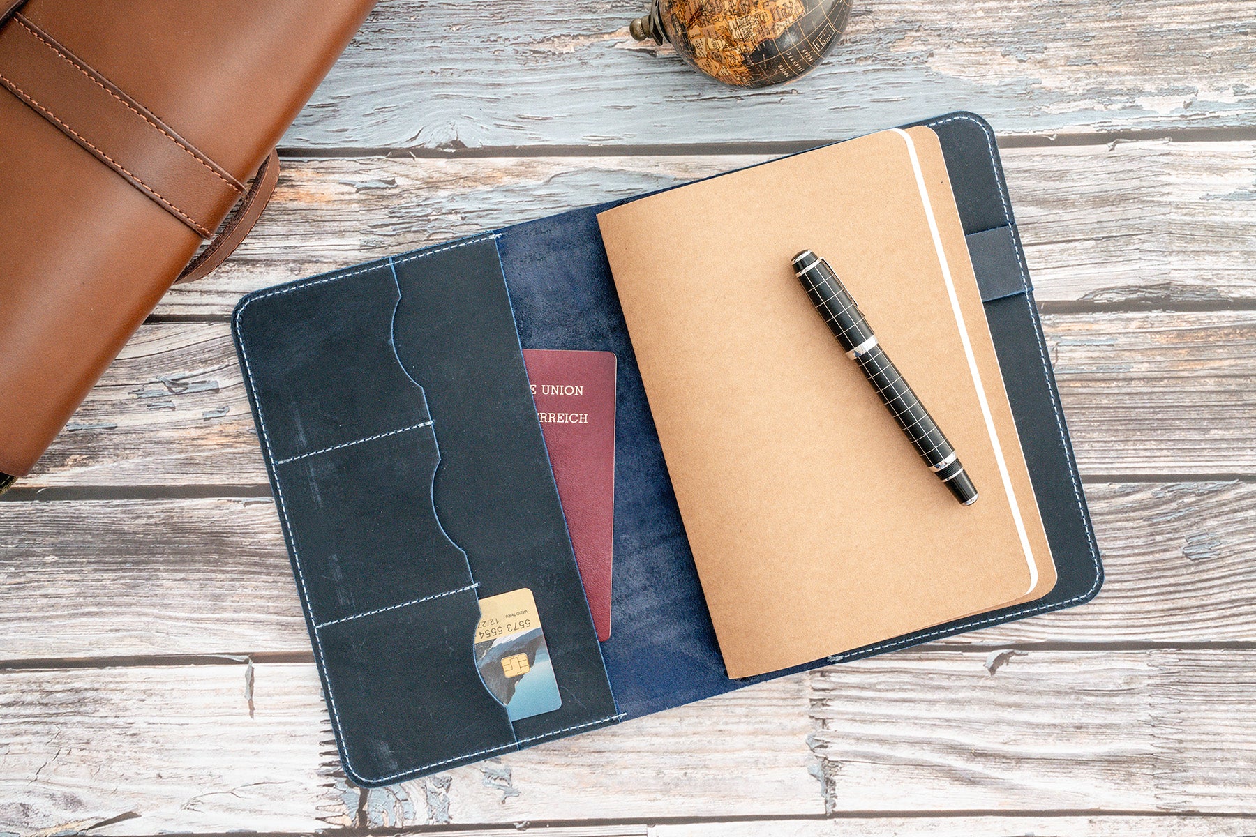 Traveler’s Notebook „Crazy Horse Navy“