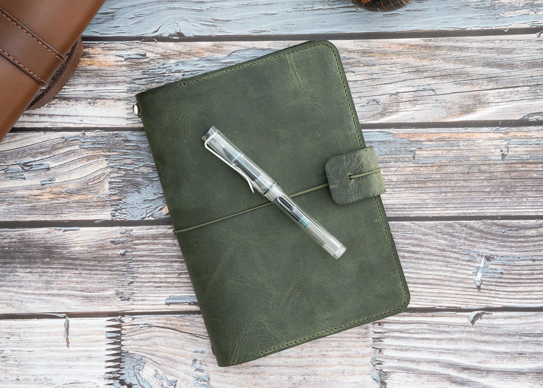Traveler’s Notebook „Crazy Horse Olive“