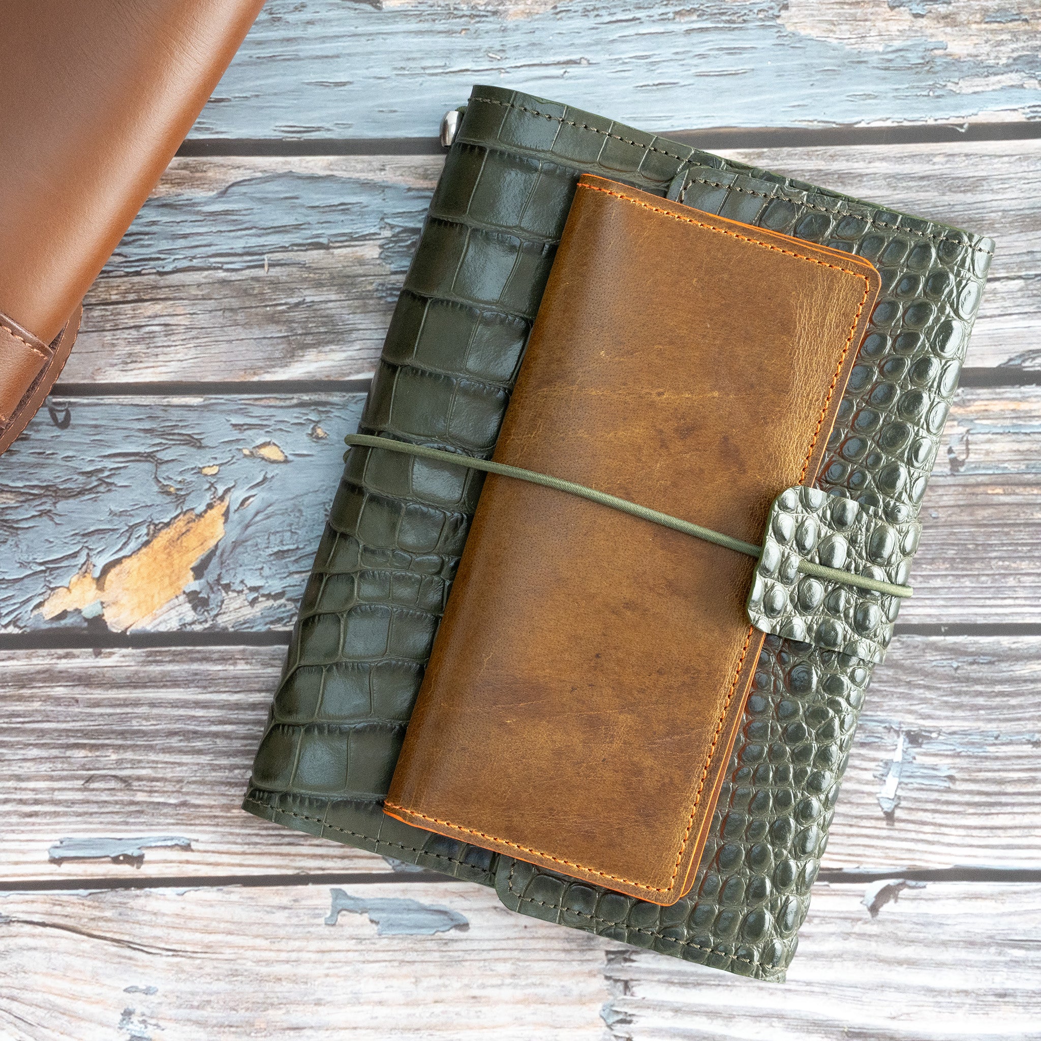 Traveler's Notebook in Kroko