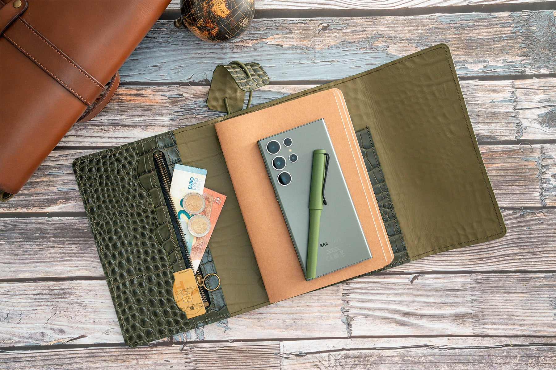 Traveler's Notebook in Kroko