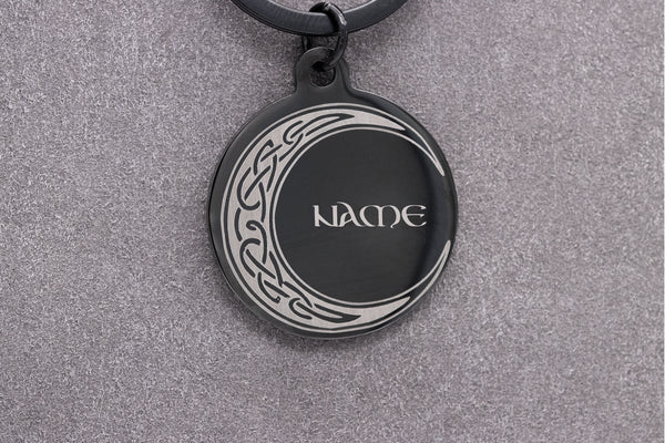 CELTIC MOON - DOG TAG