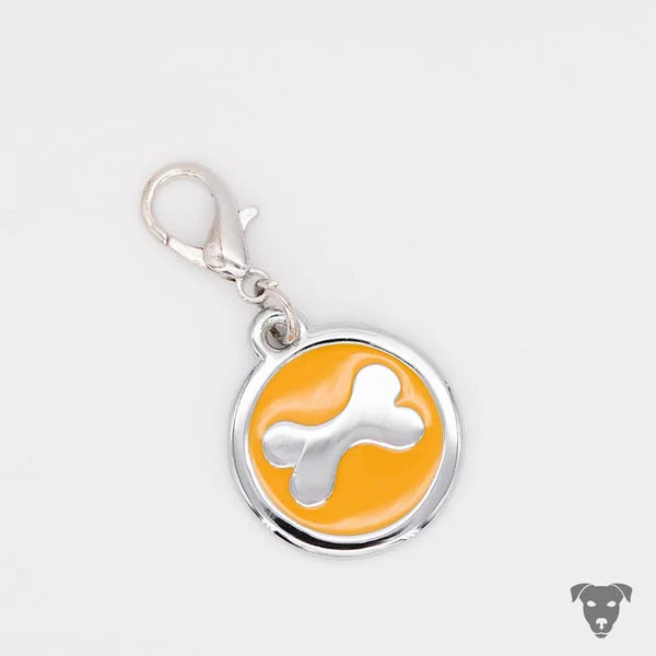 emaillierte Hundemarke "KNOCHEN"