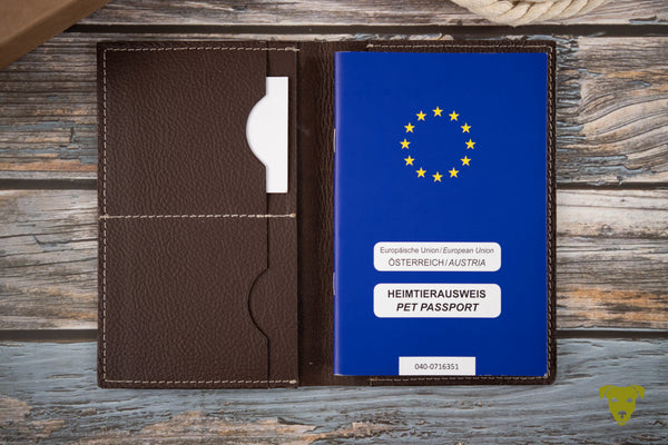 EU pet passport cover DKL.BROWN-BEIGE
