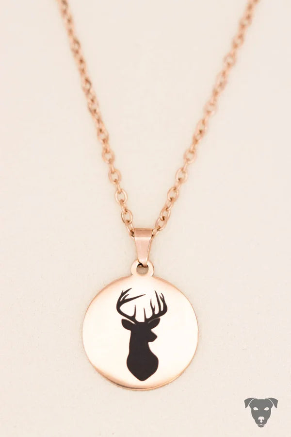 Stag Head/Deer Necklace