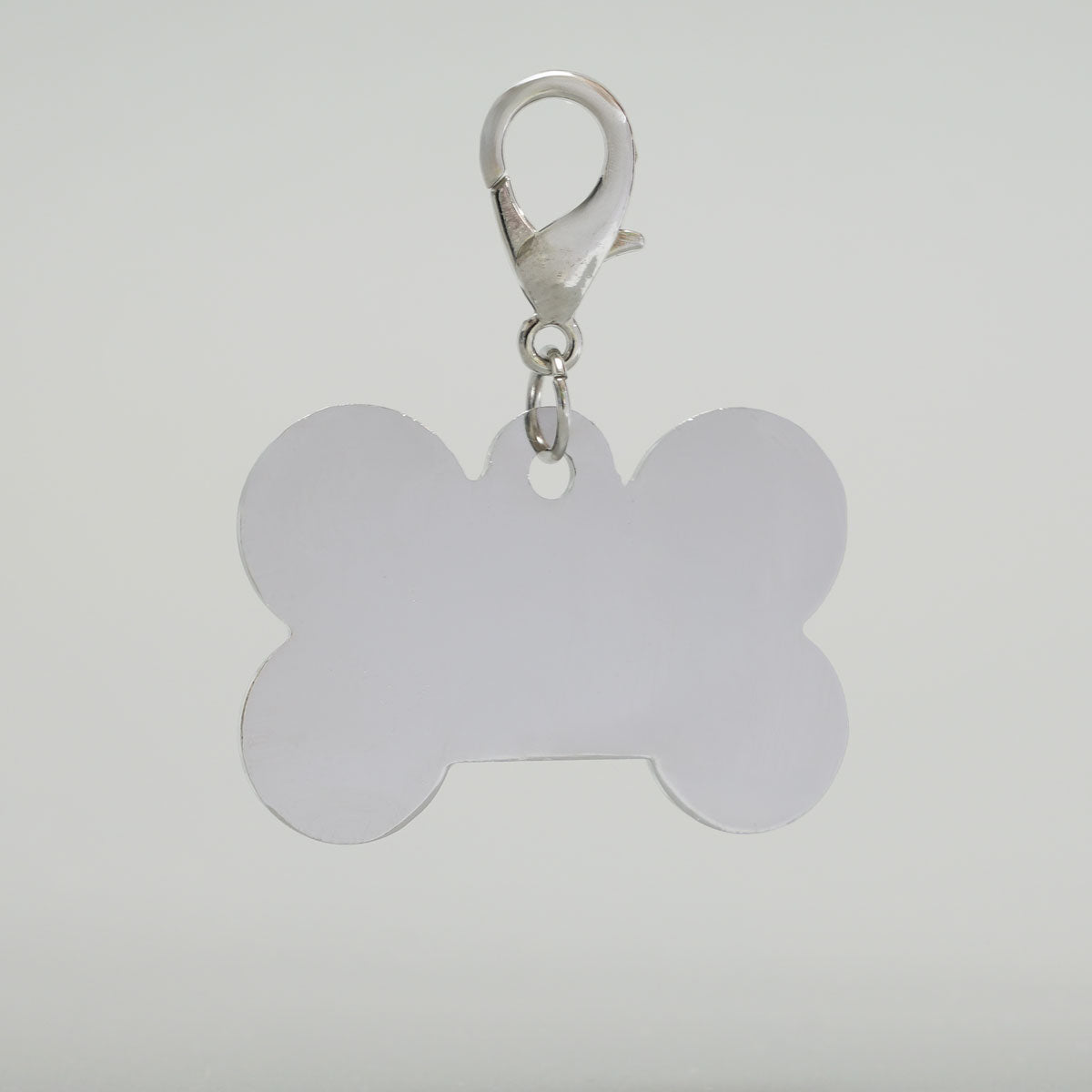 Rückseite Camouflage Hundemarke Knochen 40x30mm für individueller Gravur Rohling – handmade4dogs Produktkonfigurator für personalisierte Tiermarken