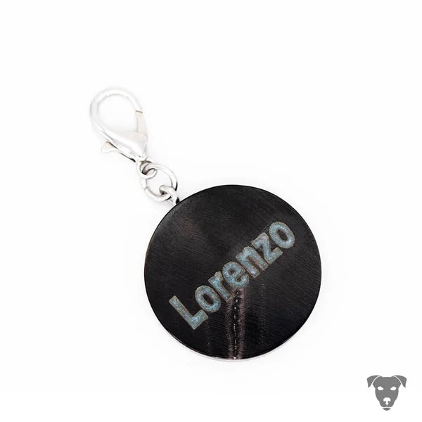 Buffalo horn dog tags