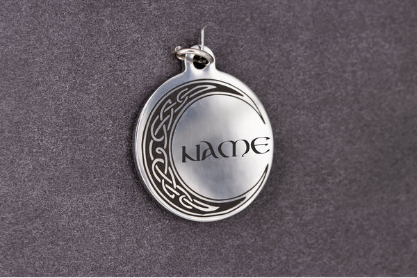 CELTIC MOON - DOG TAG