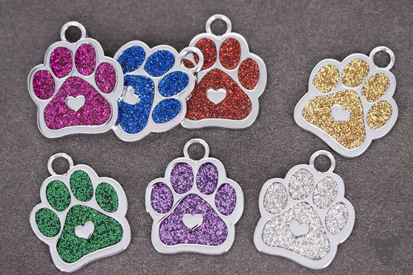 Dog tag SILVER PAW