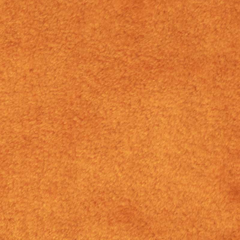 Detailansicht des weichen Alpenfleece in der Farbe Sunset-Orange