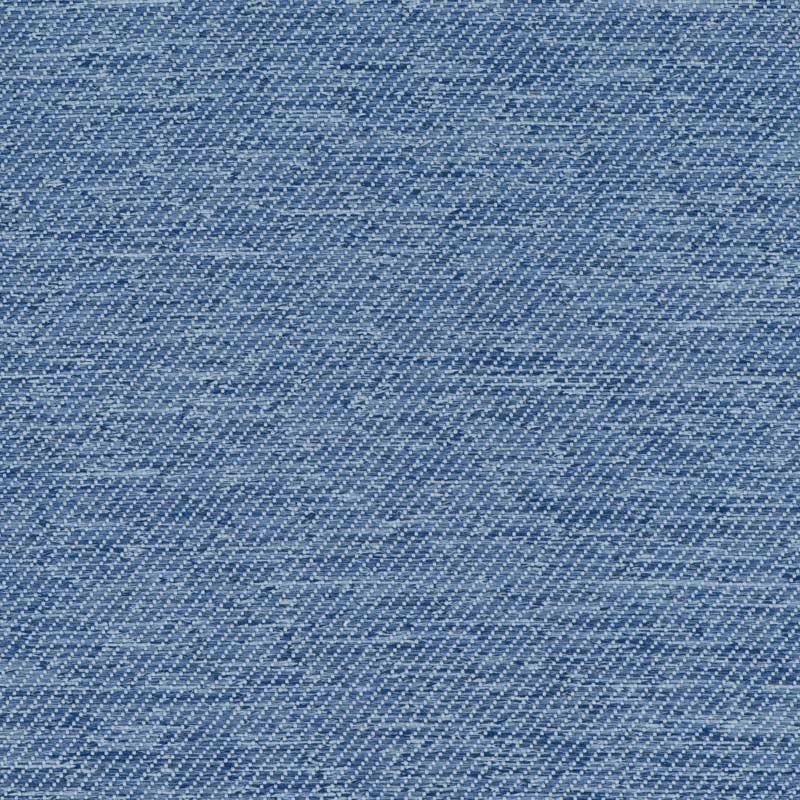 Detailansicht des blau melierten Außenmaterials in Stonewashed-Denim-Optik
