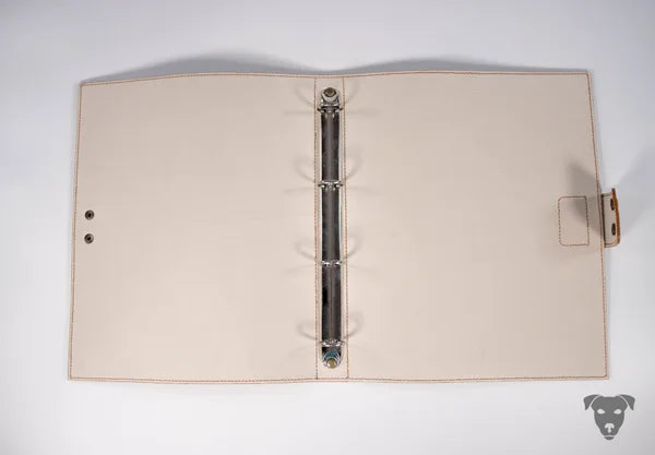 Vollleder Ringbuch A4