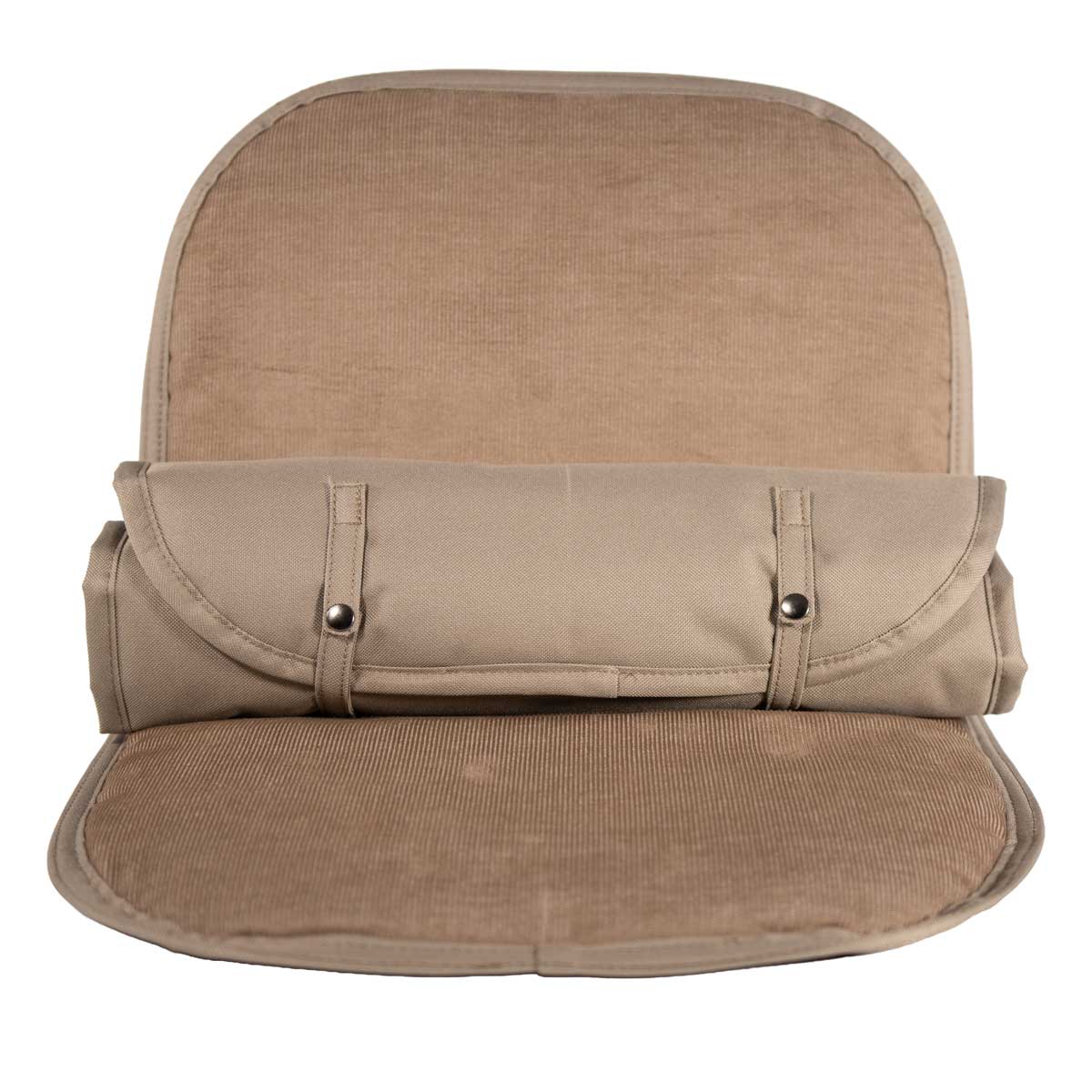 Dog Bed To Go LIGHT | Leekgreen & Sand-Cord
