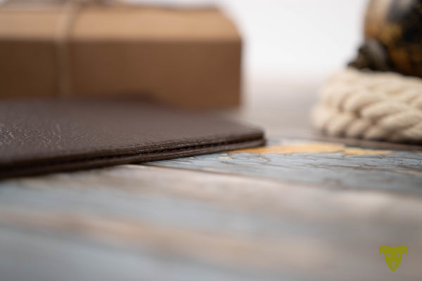 PASSPORT COVER DARK BROWN