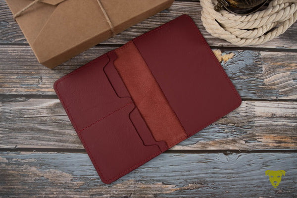 PASSPORT COVER RUBY RED