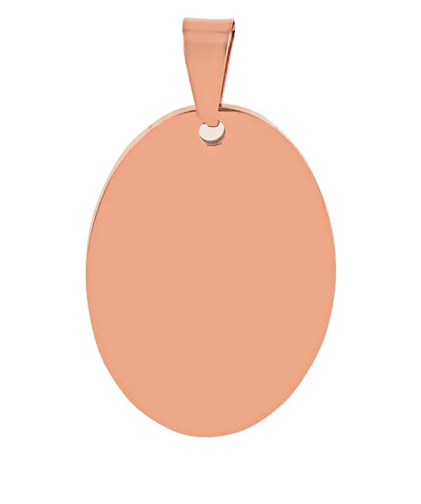 Paw print pendant OVAL