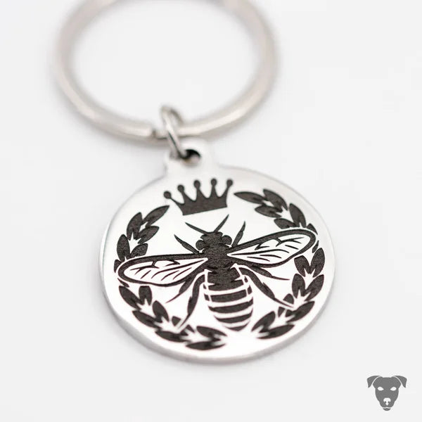 Keychain "crowned bee"