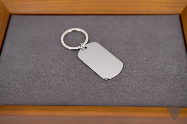 handmade-4-dogs, laser gravierter Schlüsselanhänger, Schmuck mit graviertem Pfotenabdruck, graviertem Nasenabdruck vom Hund, graviertem Baby Fußabdruck, gravierter Fingerabdruck