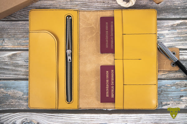 Travel Wallet CORN YELLOW