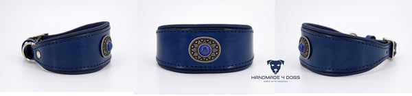 Riemen Halsband, Hunde Halsband handgefertigt, Halsband Konfigurator, DIY Hundehalsband, Riemen Halsband  handmade-4-dogs, Lasergravierter Steckverschluss, handgefertigtes Hundehalsband mit Edelstein
